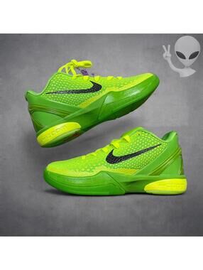Nike Zoom Kobe 6 Proto Low Grinch size 6 mens
